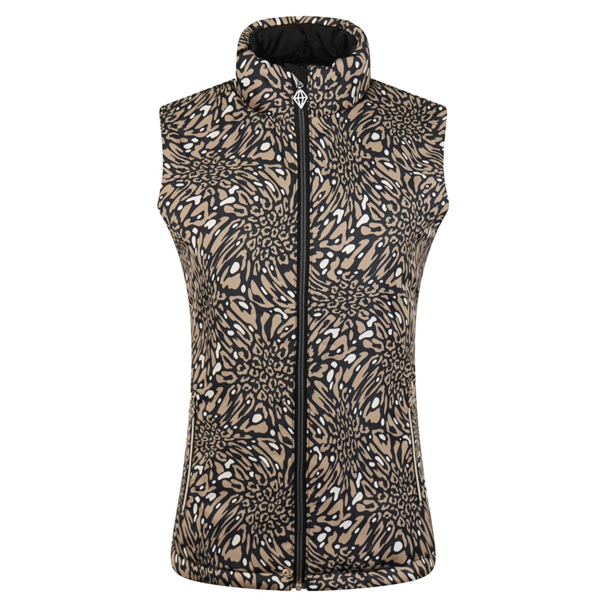 Pure Golf Eve Reversible Ladies Golf Gilet Wild Truffle